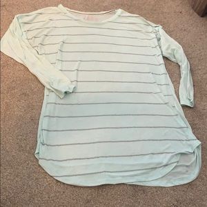Sparkly Striped Sleep Shirt